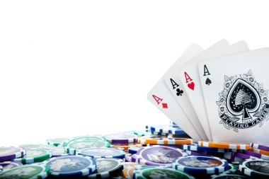 Live dealer baccarat table in multi-camera studio